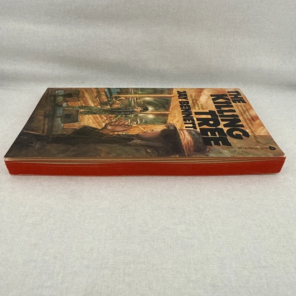 The Killing Tree by Jay Bennett SIGNED 1972 1st Ed Avon Vintage Horror Paperback
